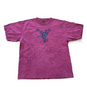 Dagoli Spirit T-Shirt Radiant Hummingbird Tie Dye Vintage Y2K Made in Canada